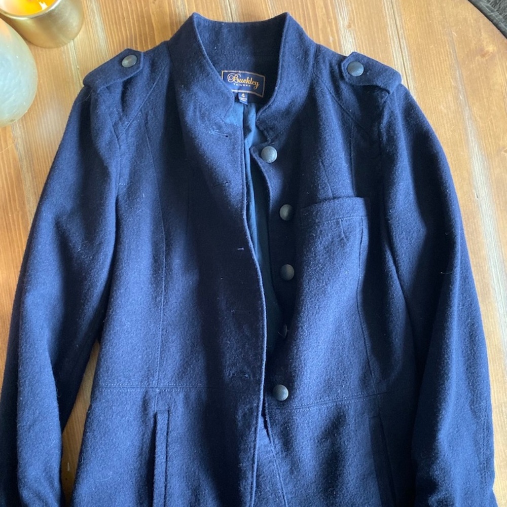 Wool military style jacket